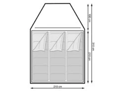 Eurotrail Koepeltent Campsite Rocky 3 Polyester -Camper Accessories Winkel 17 2 eurotrail koepeltent campsite rocky 3 polyester ette0806 0904