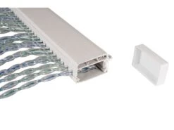 Vliegengordijn PVC Transparant-grijs-blauw -Camper Accessories Winkel 20 2 vliegendordijn pvc transparant grijs blauw 5309680