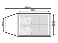 Eurotrail Koepeltent Ontario 2 Katoen-polyester -Camper Accessories Winkel 26 1 eurotrail koepeltent ontario 2 btc ette0851 1