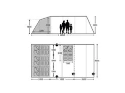 Kampa Opblaasbare Tent Studland 8 Air -Camper Accessories Winkel 27 1 kampa opblaasbare tent studland 8 air 9120002016