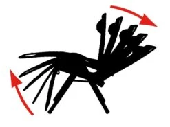 Crespo Kampeer Relax Stoel Al-232 Deluxe Donker Grijs Kleur 40 -Camper Accessories Winkel 54 3 crespo kampeer relax stoel al 232 deluxe donker grijs kleur 40 1104920