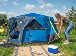 Coleman Familie Tent Octago Blue-lime -Camper Accessories Winkel 65 4 coleman familie tent octago blue lime 2000035194