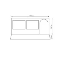 Eurotrail Canopy Room Bergen 440 -Camper Accessories Winkel eurotrail bergen canopy room caravanstore 440 etct0163 3